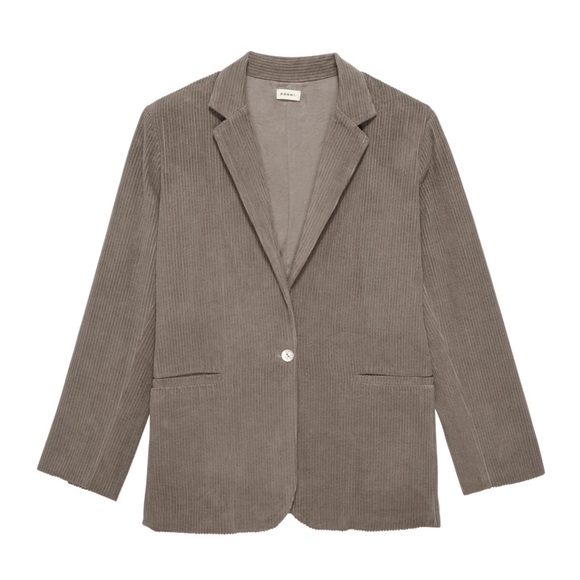 Donni cord blazer in mushroom (tan) NWOT SZ L - Picture 2 of 5